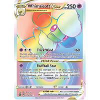 Whimsicott VSTAR 175/172 SWSH Brilliant Stars Full Art Holo Hyper Rainbow Rare Pokemon Card NEAR MINT TCG