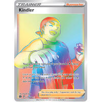 Kindler 179/172 SWSH Brilliant Stars Full Art Holo Hyper Rainbow Rare Pokemon Card NEAR MINT TCG