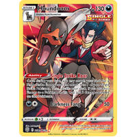 Houndoom 10/30 SWSH Brilliant Stars Trainer Gallery Holo Ultra Rare Pokemon Card NEAR MINT TCG