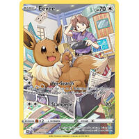 Eevee 11/30 SWSH Brilliant Stars Trainer Gallery Holo Ultra Rare Pokemon Card NEAR MINT TCG