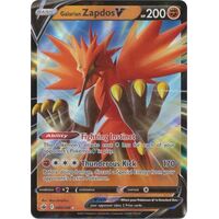 Galarian Zapdos V 80/198 SWSH Chilling Reign Holo Ultra Rare Pokemon Card NEAR MINT TCG