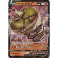 Sandaconda V 89/198 SWSH Chilling Reign Holo Ultra Rare Pokemon Card NEAR MINT TCG