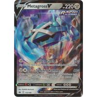 Metagross V 112/198 SWSH Chilling Reign Holo Ultra Rare Pokemon Card NEAR MINT TCG