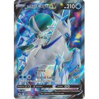 Ice Rider Calyrex V 163/198 SWSH Chilling Reign Full Art Holo Ultra Rare Pokemon Card NEAR MINT TCG