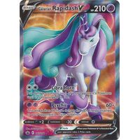 Galarian Rapidash V 167/198 SWSH Chilling Reign Full Art Holo Ultra Rare Pokemon Card NEAR MINT TCG