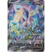 Galarian Rapidash V 168/198 SWSH Chilling Reign Full Art Holo Ultra Rare Pokemon Card NEAR MINT TCG