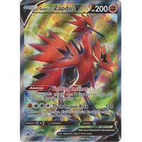 Galarian Zapdos V 173/198 SWSH Chilling Reign Full Art Holo Ultra Rare Pokemon Card NEAR MINT TCG