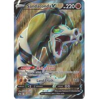 Sandaconda V 175/198 SWSH Chilling Reign Full Art Holo Ultra Rare Pokemon Card NEAR MINT TCG