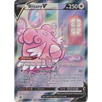 Blissey V 183/198 SWSH Chilling Reign Full Art Holo Ultra Rare Pokemon Card NEAR MINT TCG