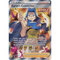 Karen's Conviction 193/198 SWSH Chilling Reign Full Art Holo Ultra Rare Pokemon Card NEAR MINT TCG