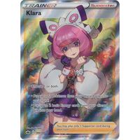 Klara 194/198 SWSH Chilling Reign Full Art Holo Ultra Rare Pokemon Card NEAR MINT TCG