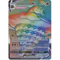 Sandaconda VMAX 206/198 SWSH Chilling Reign Full Art Holo Hyper Rainbow Rare Pokemon Card NEAR MINT TCG