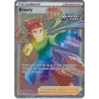 Brawley 212/198 SWSH Chilling Reign Full Art Holo Hyper Rainbow Rare Pokemon Card NEAR MINT TCG
