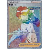 Siebold 221/198 SWSH Chilling Reign Full Art Holo Hyper Rainbow Rare Pokemon Card NEAR MINT TCG