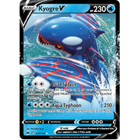 Kyogre V 037/159 SWSH Crown Zenith Holo Ultra Rare Pokemon Card NEAR MINT TCG