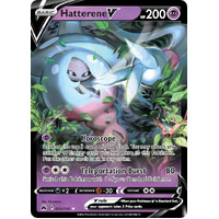 Hatterene V 065/159 SWSH Crown Zenith Holo Ultra Rare Pokemon Card NEAR MINT TCG