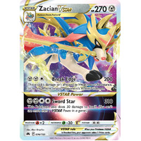 Zacian VSTAR 096/159 SWSH Crown Zenith Holo Ultra Rare Pokemon Card NEAR MINT TCG