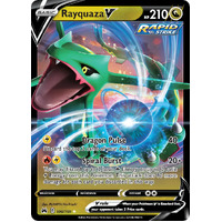 Rayquaza V 100/159 SWSH Crown Zenith Holo Ultra Rare Pokemon Card NEAR MINT TCG