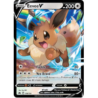 Eevee V 108/159 SWSH Crown Zenith Holo Ultra Rare Pokemon Card NEAR MINT TCG