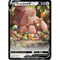 Greedent V 120/159 SWSH Crown Zenith Holo Ultra Rare Pokemon Card NEAR MINT TCG