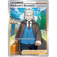 Professors Research 150/159 SWSH Crown Zenith Holo Full Art Ultra Rare Pokemon Card NEAR MINT TCG