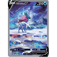 Suicune V GG38/GG70 Holo Full Art Crown Zenith Galarian Gallery Rare Pokemon Card NEAR MINT TCG