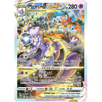 Mewtwo VSTAR GG44/GG70 Holo Full Art Crown Zenith Galarian Gallery Rare Pokemon Card NEAR MINT TCG