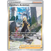 Cynthia's Ambition GG60/GG70 Holo Full Art Crown Zenith Galarian Gallery Rare Pokemon Card NEAR MINT TCG