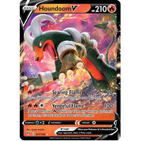 Houndoom V 21/189 SWSH Darkness Ablaze Holo Ultra Rare Pokemon Card NEAR MINT TCG