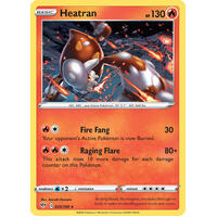 Heatran 25/189 SWSH Darkness Ablaze Holo Rare Pokemon Card NEAR MINT TCG