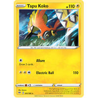 Tapu Koko 61/189 SWSH Darkness Ablaze Holo Rare Pokemon Card NEAR MINT TCG