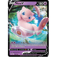 Mew V 69/189 SWSH Darkness Ablaze Holo Ultra Rare Pokemon Card NEAR MINT TCG