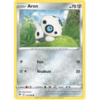 Aron 121/189 SWSH Darkness Ablaze Common Pokemon Card NEAR MINT TCG
