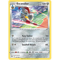 Escavalier 124/189 SWSH Darkness Ablaze Rare Pokemon Card NEAR MINT TCG