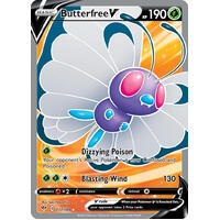 Butterfree V 177/189 SWSH Darkness Ablaze Full Art Holo Ultra Rare Pokemon Card NEAR MINT TCG
