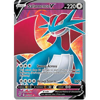 Salamence V 185/189 SWSH Darkness Ablaze Full Art Holo Ultra Rare Pokemon Card NEAR MINT TCG