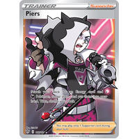 Piers 187/189 SWSH Darkness Ablaze Full Art Holo Ultra Rare Pokemon Card NEAR MINT TCG