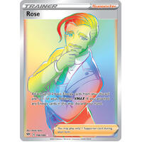 Rose 196/189 SWSH Darkness Ablaze Full Art Holo Hyper Rare Pokemon Card NEAR MINT TCG