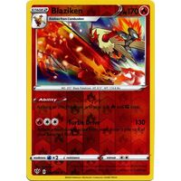 Blaziken 24/189 SWSH Darkness Ablaze Reverse Holo Rare Pokemon Card NEAR MINT TCG