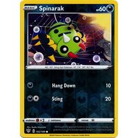 Spinarak 102/189 SWSH Darkness Ablaze Reverse Holo Common Pokemon Card NEAR MINT TCG