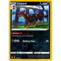 Liepard 107/189 SWSH Darkness Ablaze Reverse Holo Rare Pokemon Card NEAR MINT TCG