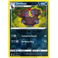 Zweilous 109/189 SWSH Darkness Ablaze Reverse Holo Uncommon Pokemon Card NEAR MINT TCG