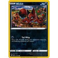 Nickit 112/189 SWSH Darkness Ablaze Reverse Holo Common Pokemon Card NEAR MINT TCG