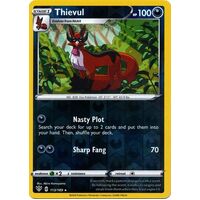 Thievul 113/189 SWSH Darkness Ablaze Reverse Holo Rare Pokemon Card NEAR MINT TCG