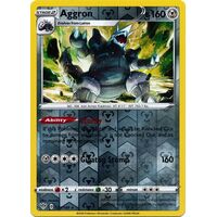 Aggron 123/189 SWSH Darkness Ablaze Reverse Holo Rare Pokemon Card NEAR MINT TCG