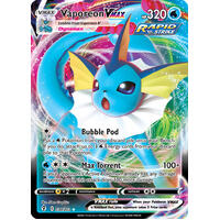 Vaporeon VMAX 30/203 SWSH Evolving Skies Full Art Holo Ultra Rare Pokemon Card NEAR MINT TCG