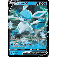 Glaceon V 40/203 SWSH Evolving Skies Holo Ultra Rare Pokemon Card NEAR MINT TCG