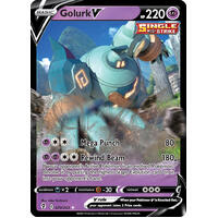 Golurk V 70/203 SWSH Evolving Skies Holo Ultra Rare Pokemon Card NEAR MINT TCG