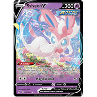 Sylveon V 74/203 SWSH Evolving Skies Holo Ultra Rare Pokemon Card NEAR MINT TCG