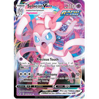 Sylveon VMAX 75/203 SWSH Evolving Skies Full Art Holo Ultra Rare Pokemon Card NEAR MINT TCG